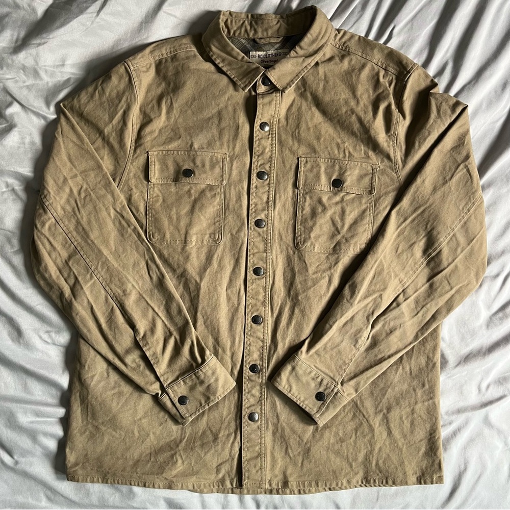 BC Clothing XL Men's Button Down Shirt
Khaki